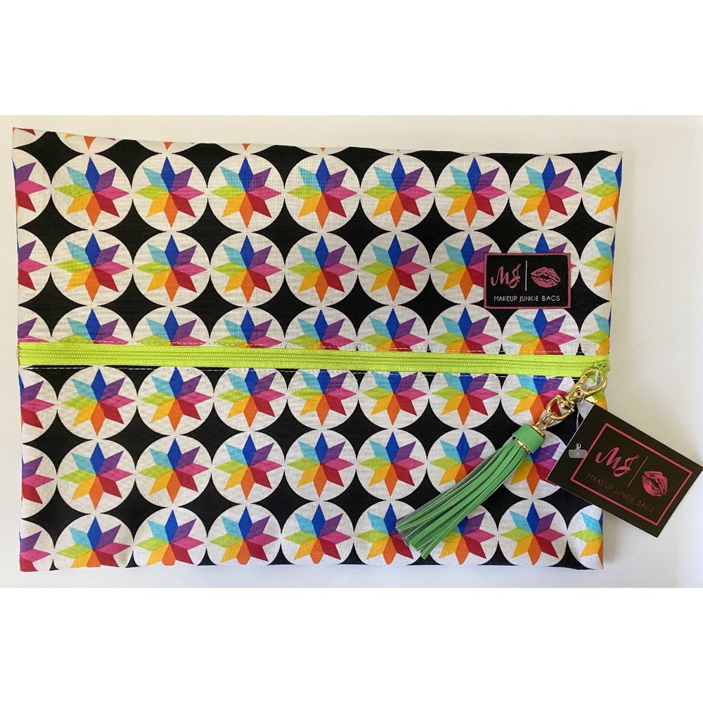 Makeup Junkie  NEW  Rainbow Stars  Large
